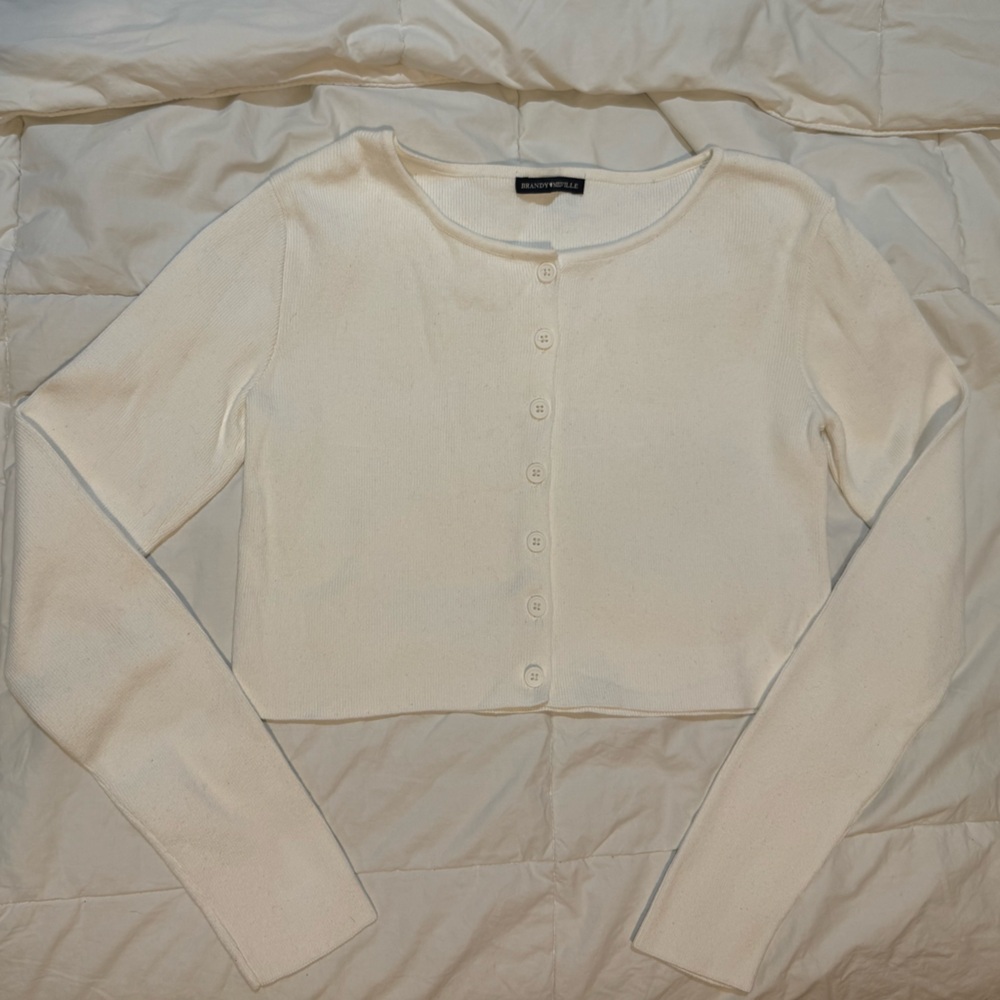 Brandy Melville White Cardigan
